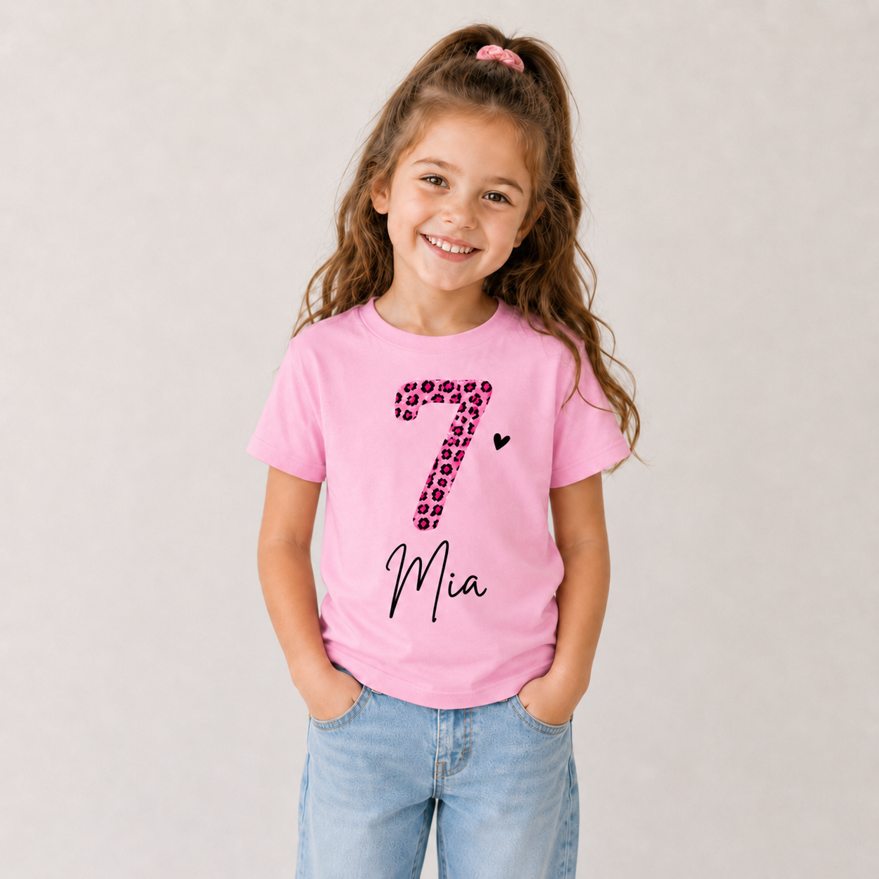 T-Shirt Pink Leopard