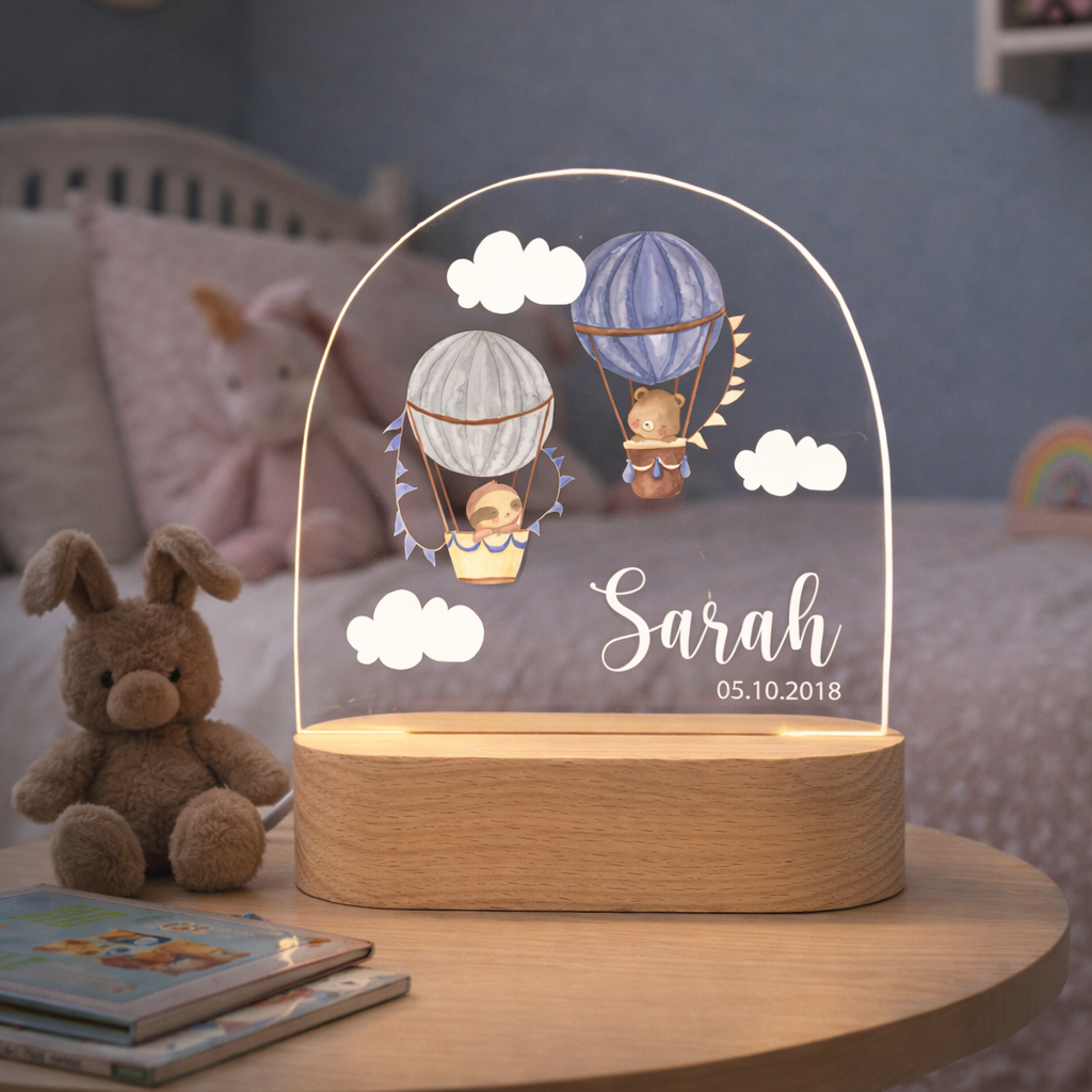 Nachtlicht "Bär und Faultier"