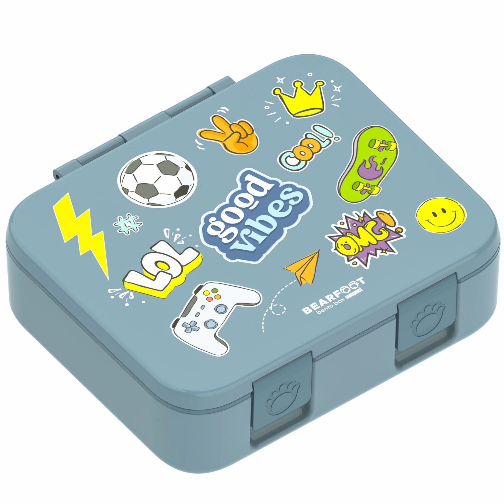 Brotdose "Sticker blau"