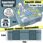 Brotdose "Sticker blau"