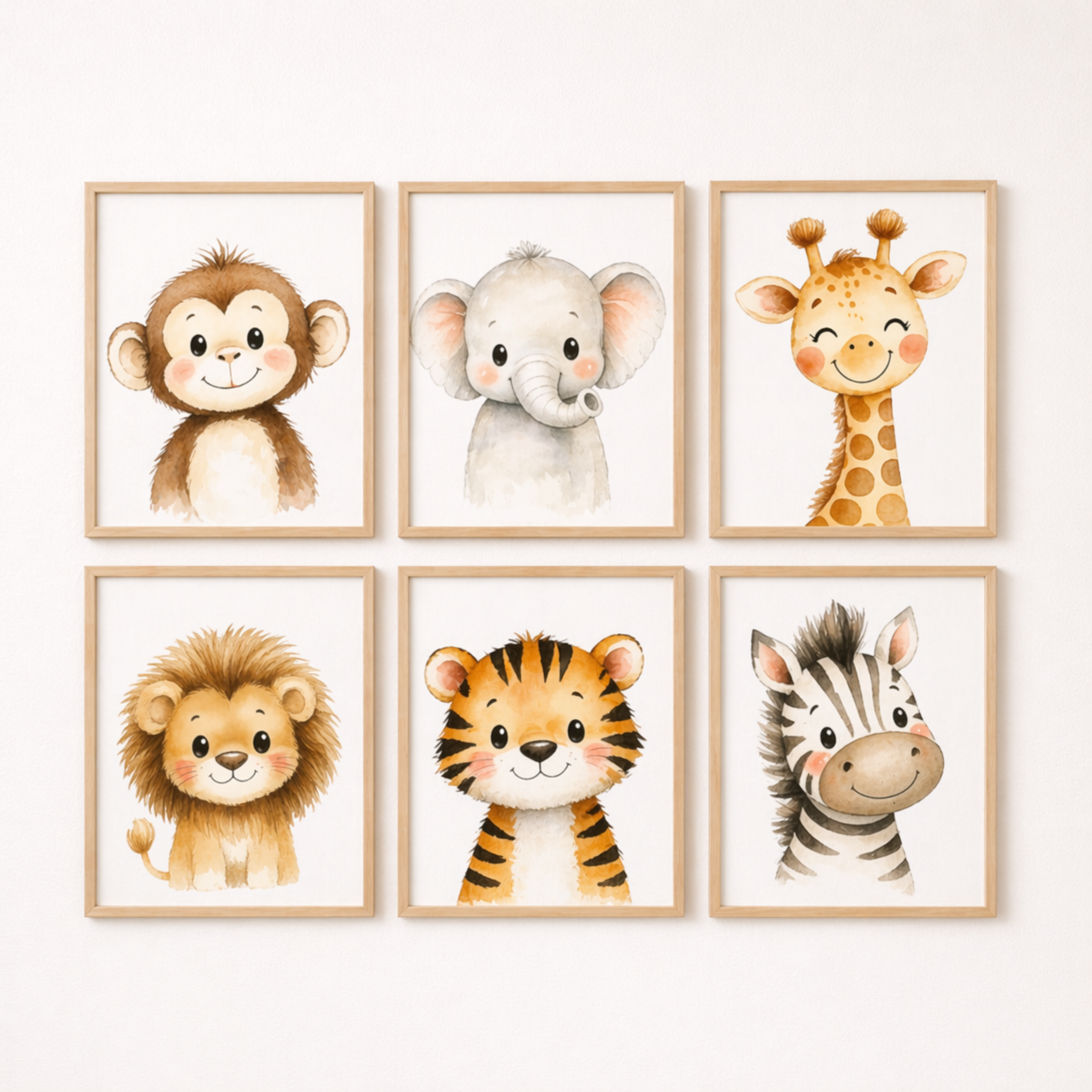 Poster "Safari" 6er Set
