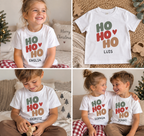 Ho Ho Ho Weihnachts-T-Shirt für Kinder – Produktansicht 5