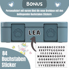 Brotdose "Sticker blau"