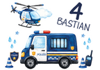 T-Shirt Polizei