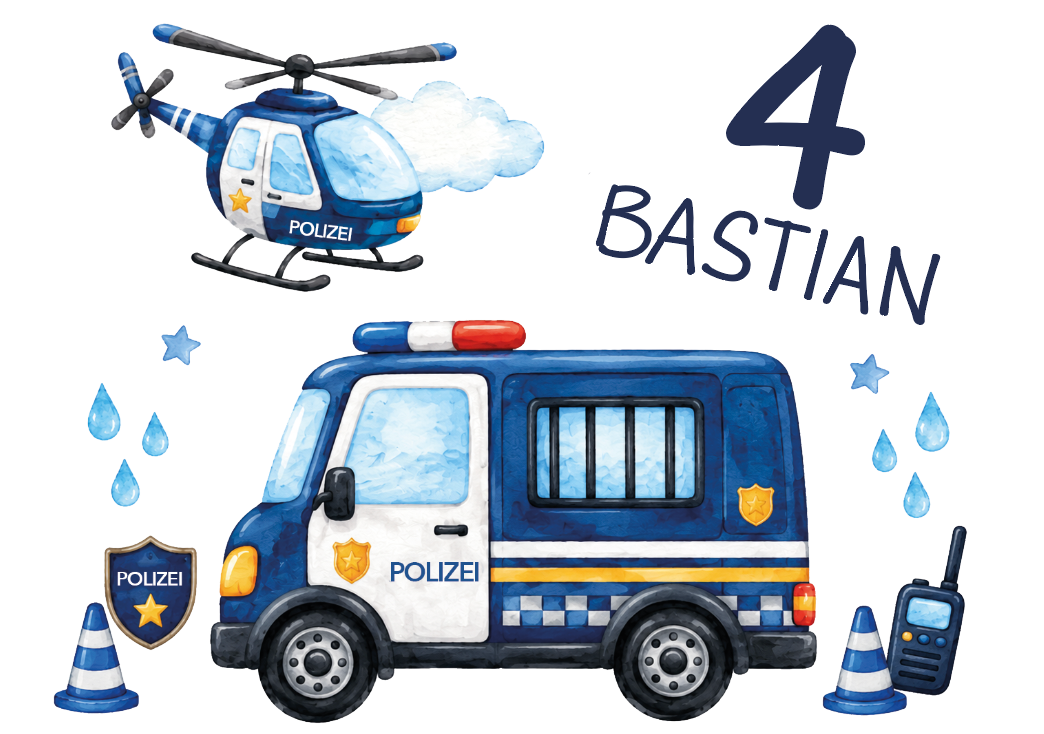 T-Shirt Polizei