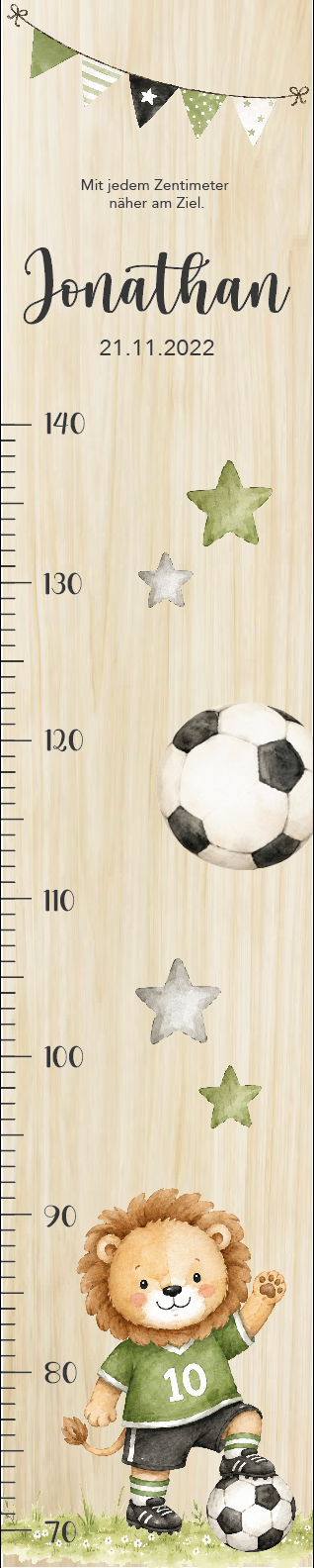 Messlatte "Fussball Löwe"