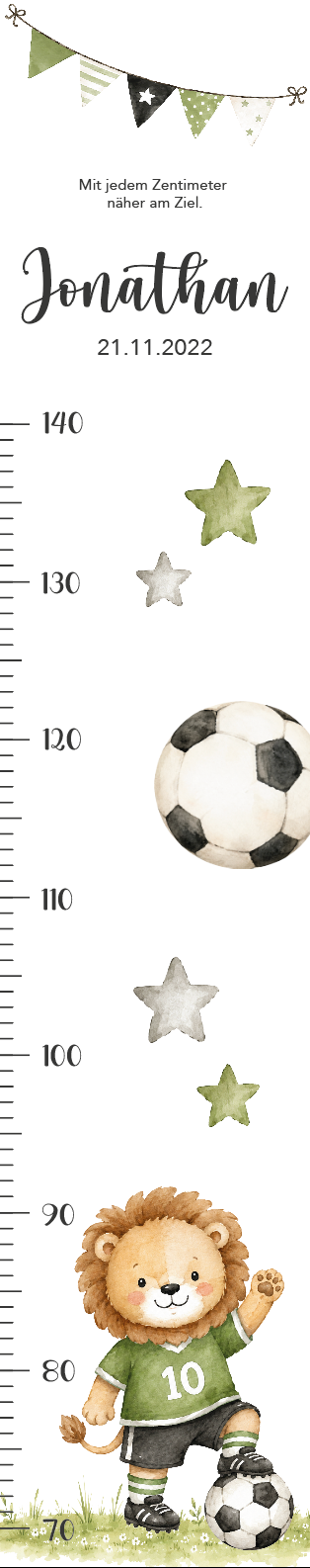 Messlatte "Fussball Löwe"