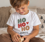 Ho Ho Ho Weihnachts-T-Shirt für Kinder – Produktansicht 3