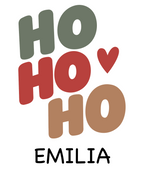 Ho Ho Ho Weihnachts-T-Shirt für Kinder – Produktansicht 12