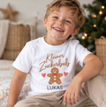 Personalisiertes Weihnachts-T-Shirt für Jungen – Kleiner Zuckerbub mit Wunschname