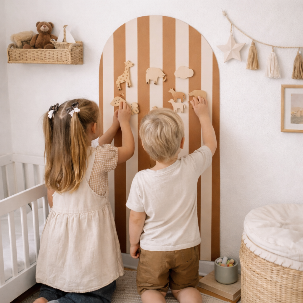 Magnetwand "Karamell gestreift"