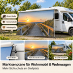 Markisenplane Motiv Steg für Wohnmobil & Wohnwagen