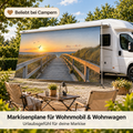 Markisenplane Motiv Steg für Wohnmobil & Wohnwagen