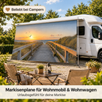 Markisenplane Motiv Steg für Wohnmobil & Wohnwagen