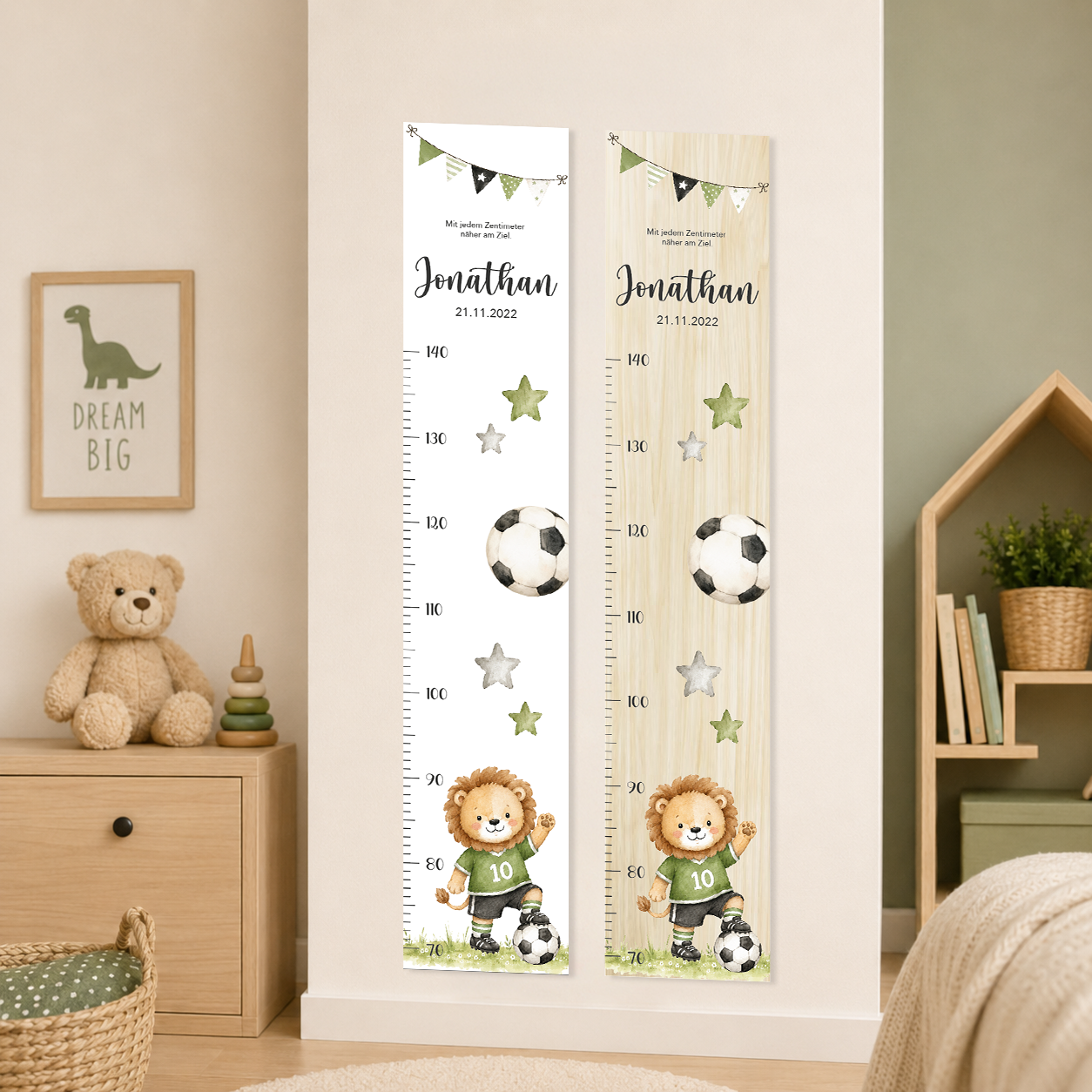 Messlatte "Fussball Löwe"