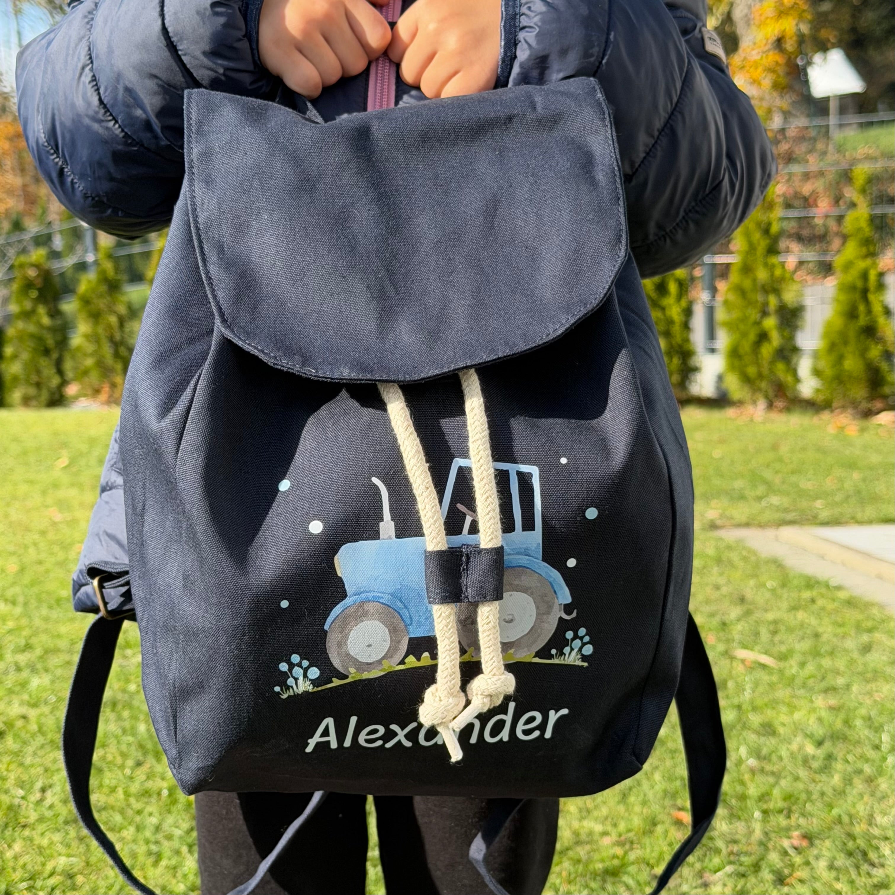 Kinderucksack "Bio Baumwolle" personalisiert