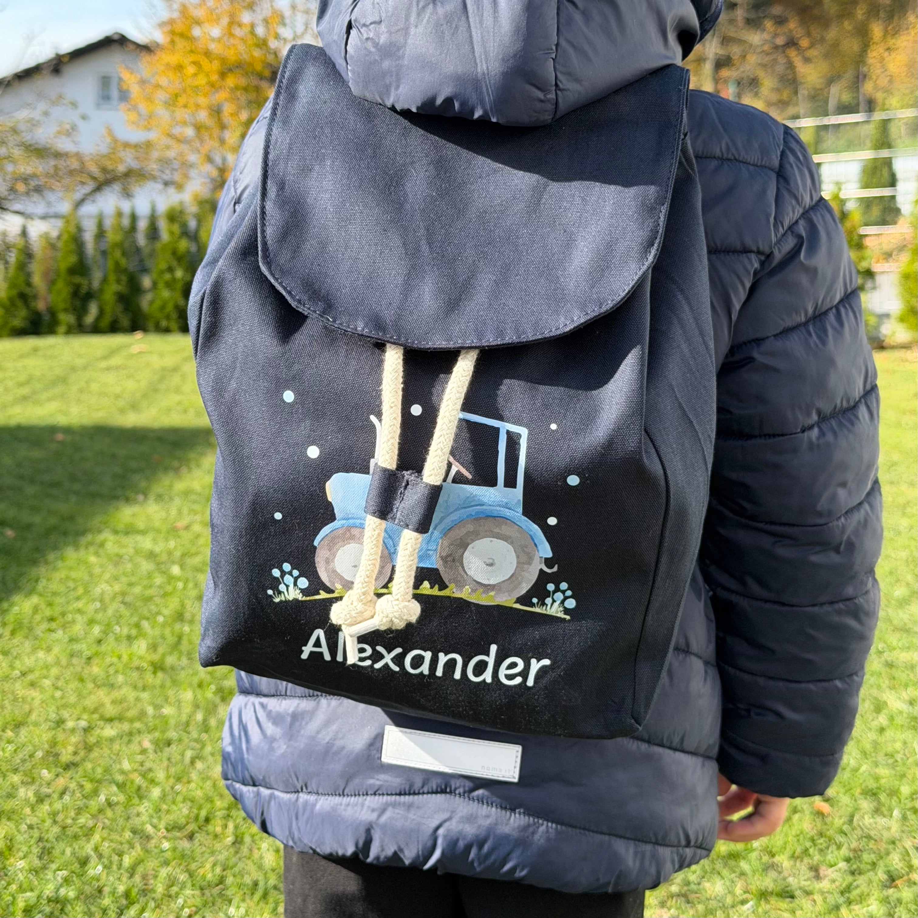 Kinderucksack "Bio Baumwolle" personalisiert
