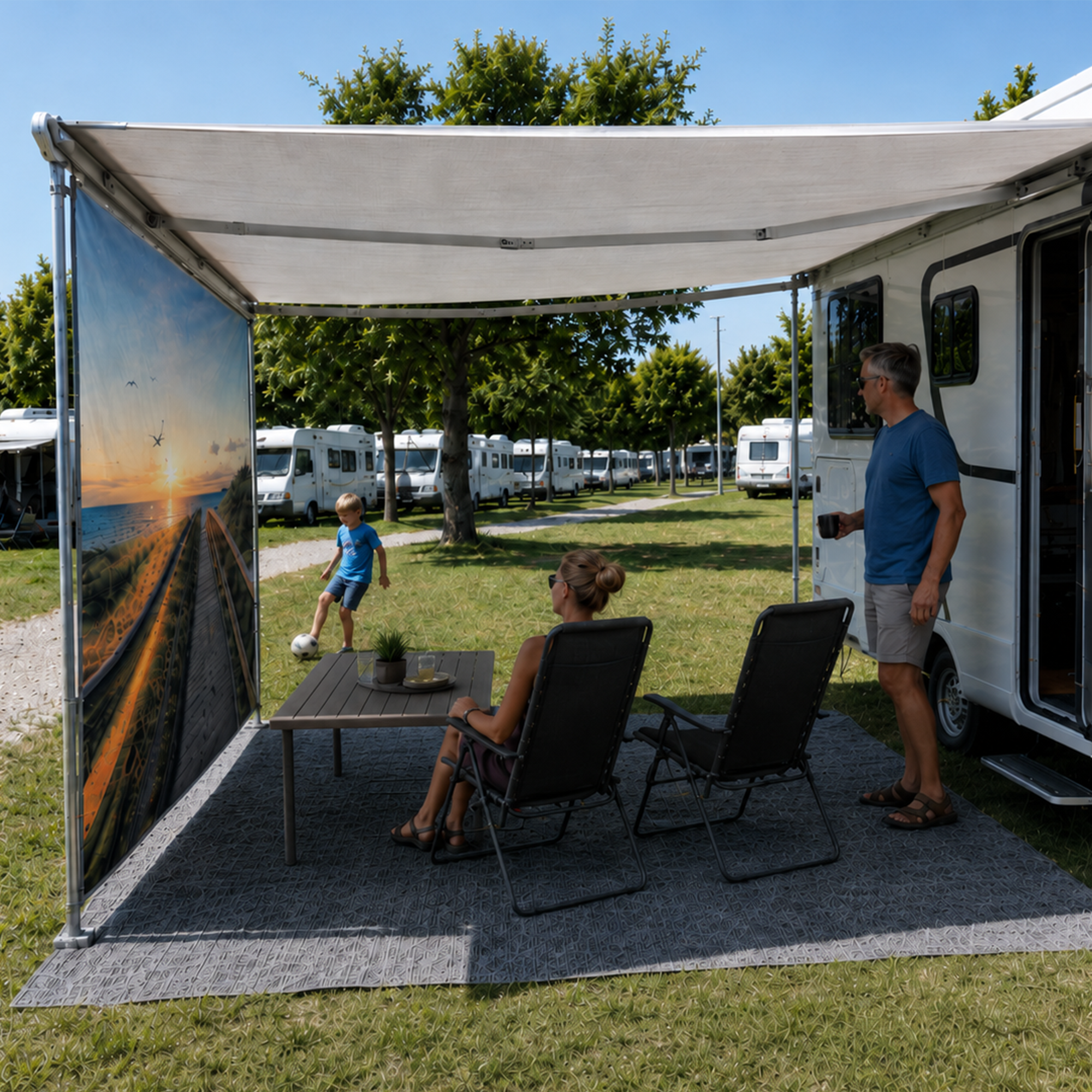 Markisenplane für Wohnmobil & Wohnwagen