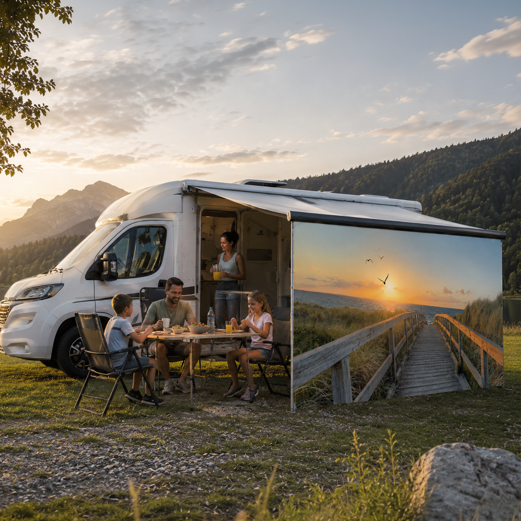 Markisenplane für Wohnmobil & Wohnwagen