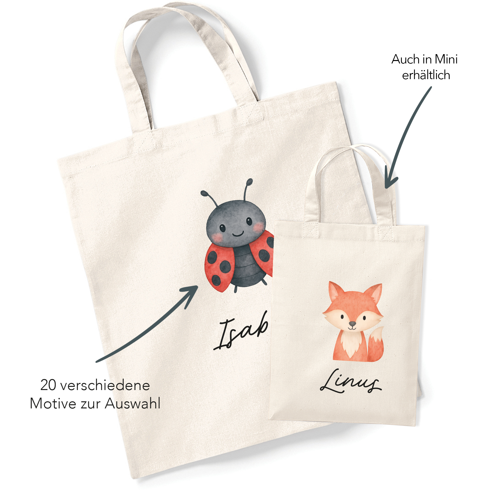 Stofftasche "Tiere"