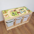 Spielstraßen Aufkleber IKEA Trofast "Zoo"