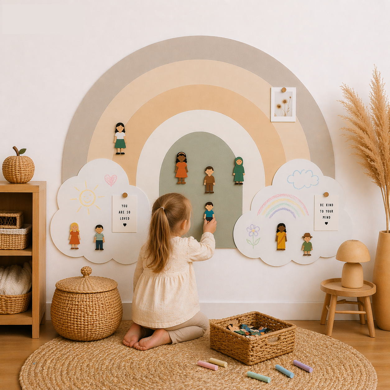 Magnetwand "Regenbogen Variante 3"