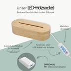 Personalisierte Fotolampe zum Muttertag
