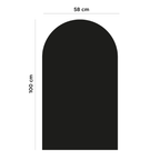 Ferflex Magnetwand Bogen Schwarz 58 × 100 cm – SALE