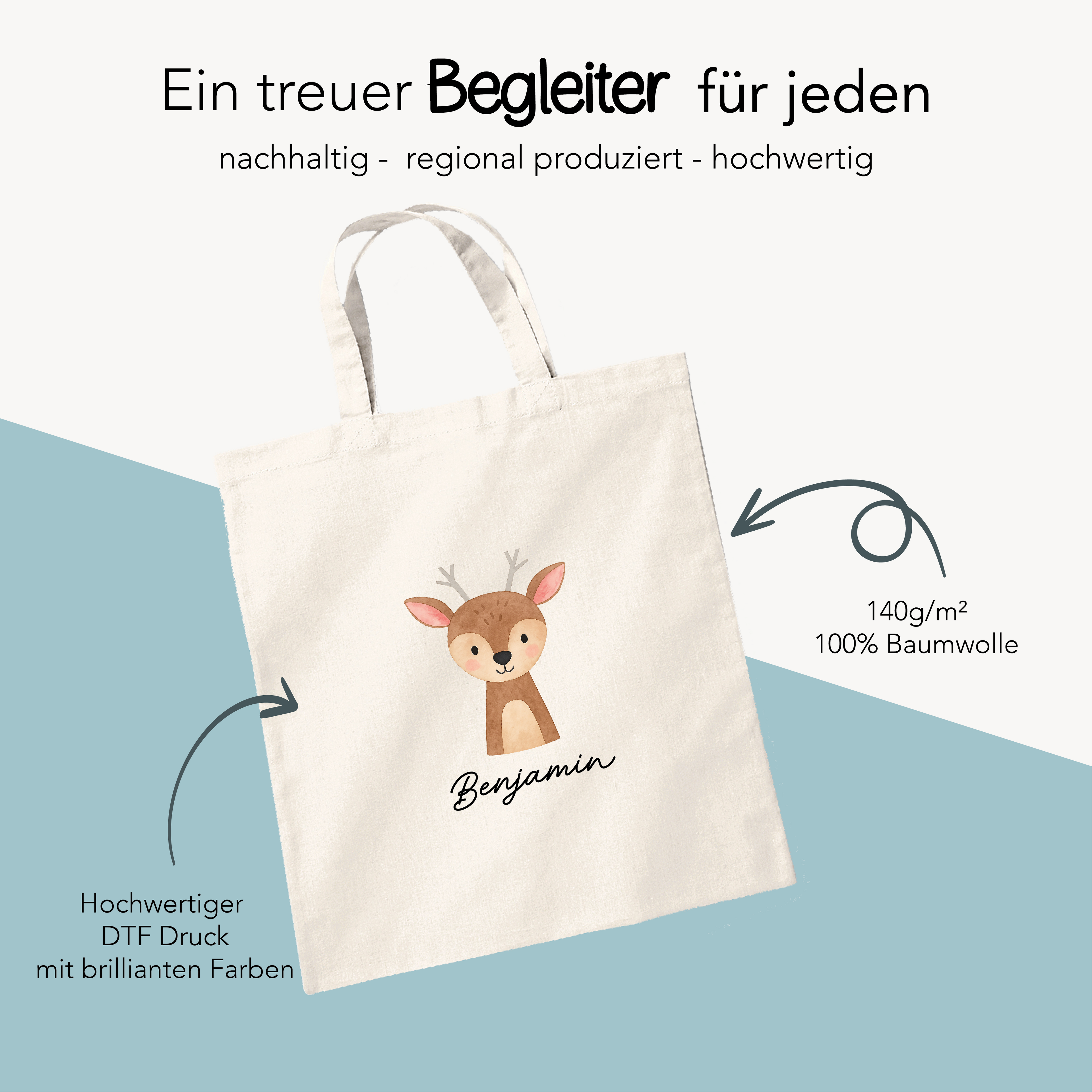 Stofftasche "Tiere"