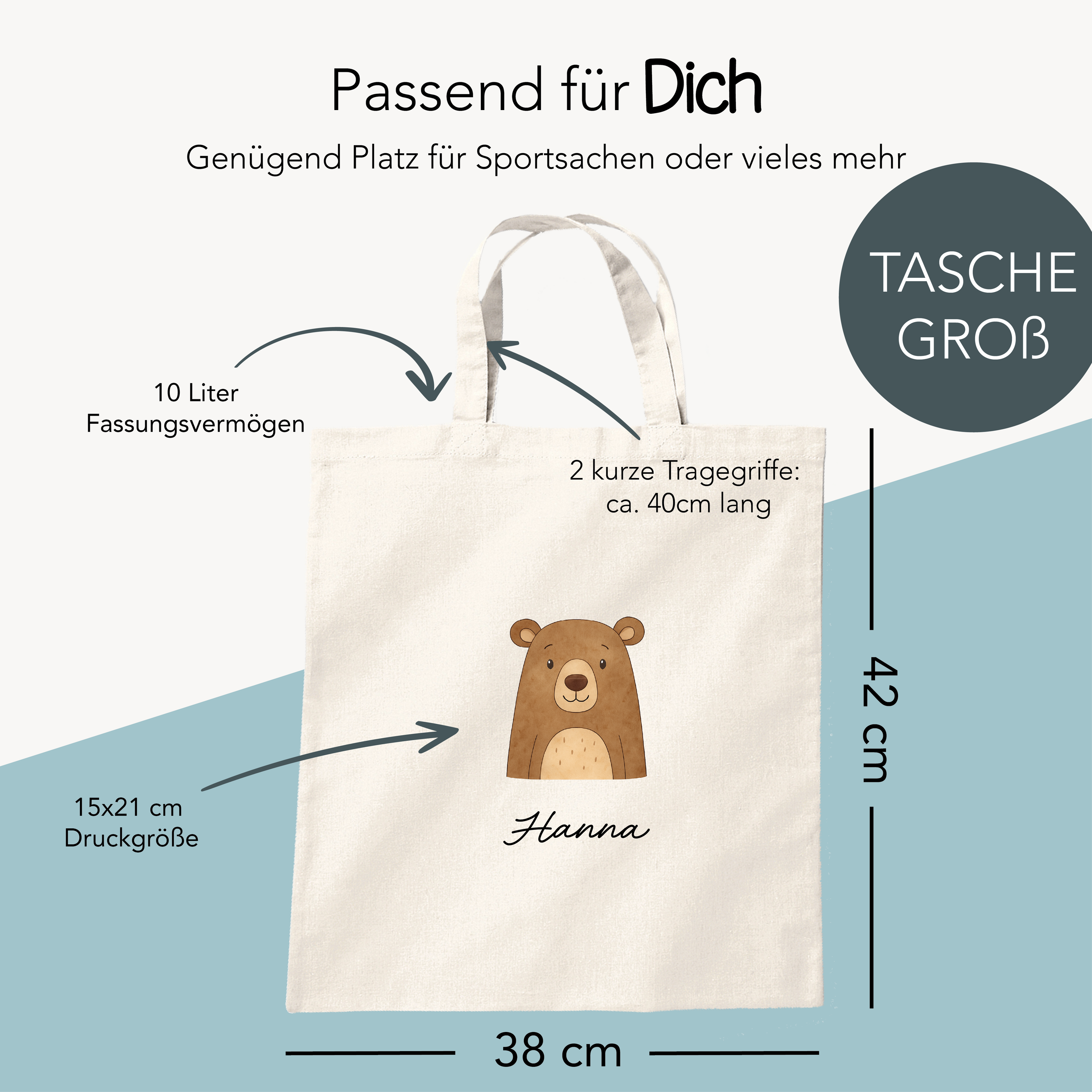 Stofftasche "Tiere"
