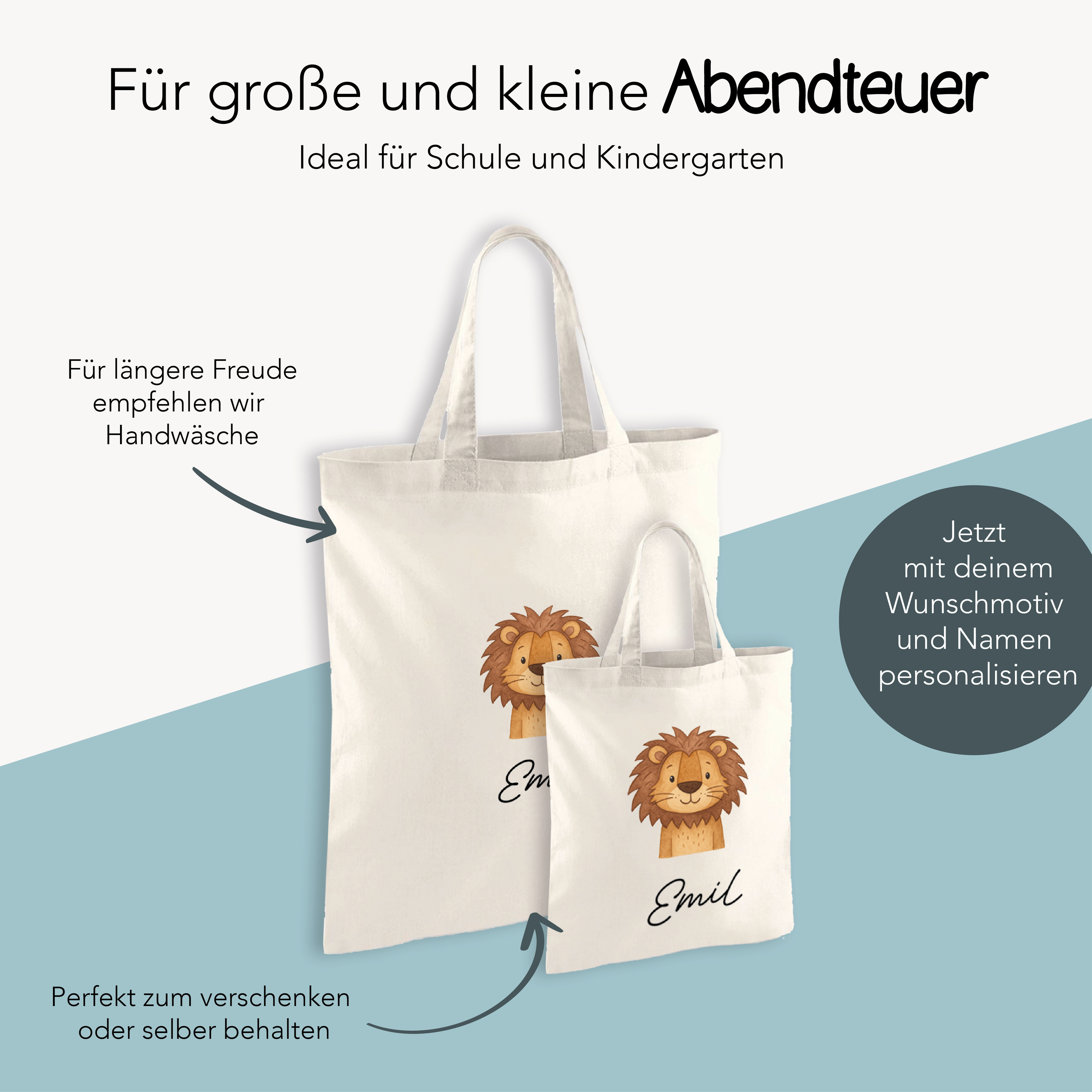 Stofftasche "Tiere"