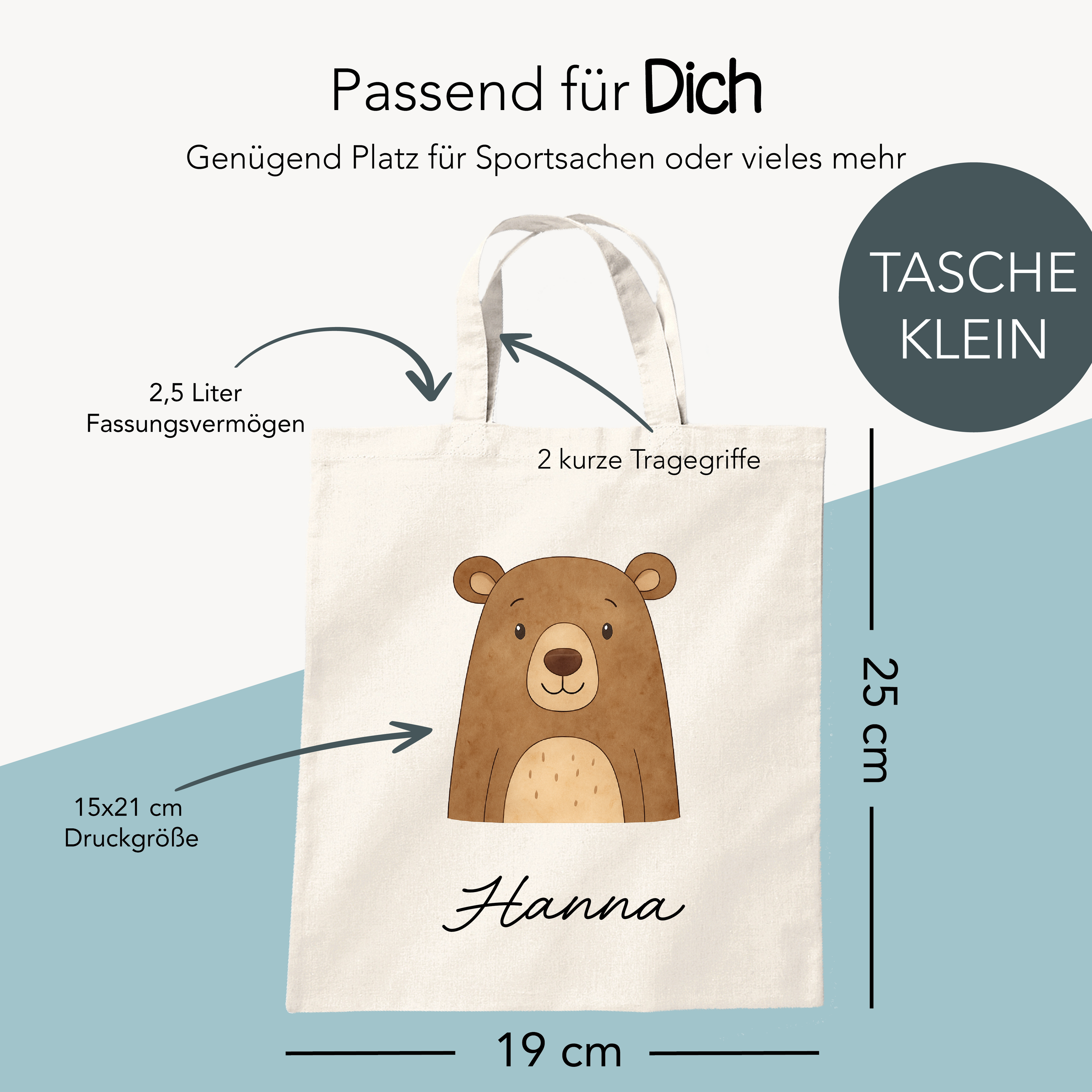 Stofftasche "Tiere"