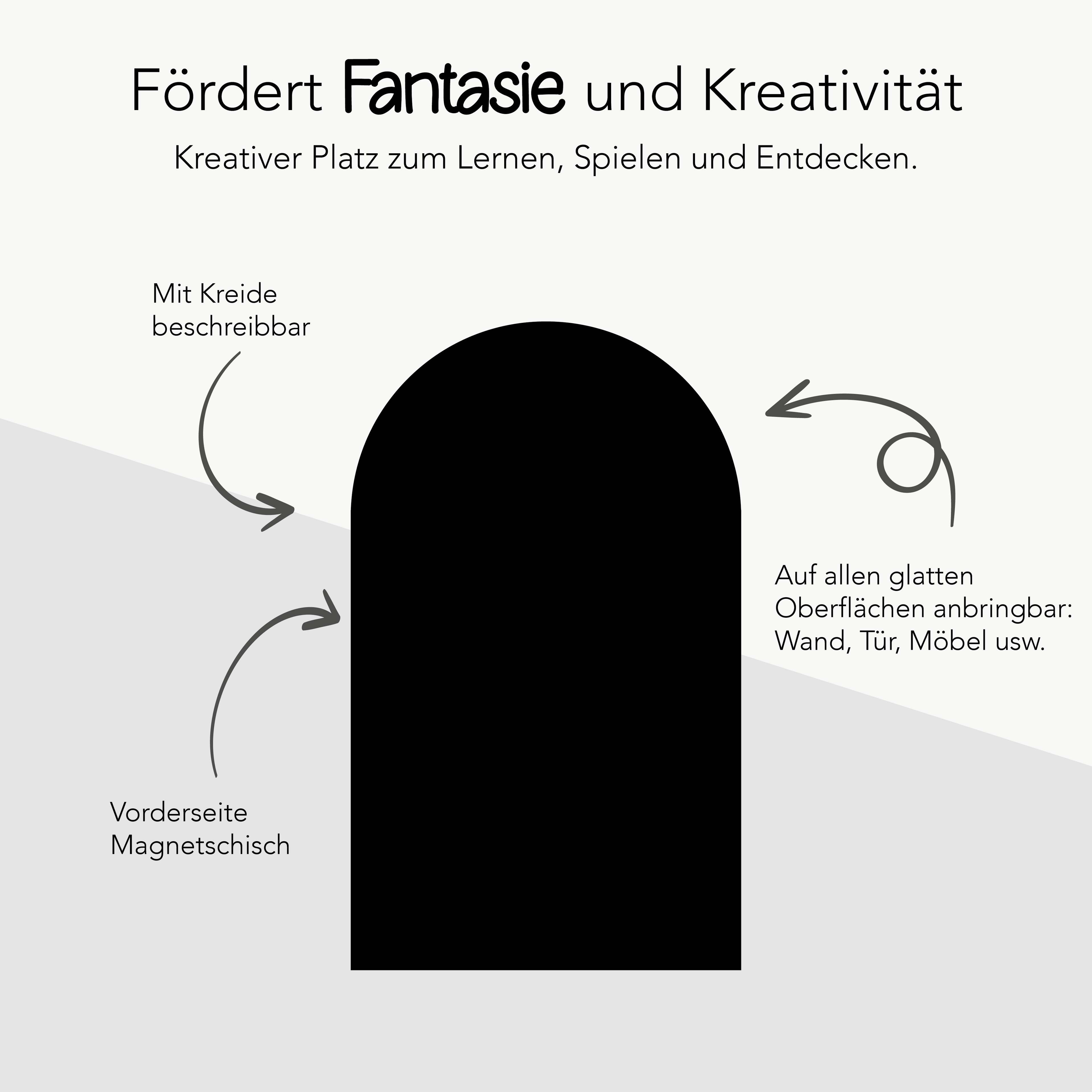Magnetwand "Karamell gestreift"