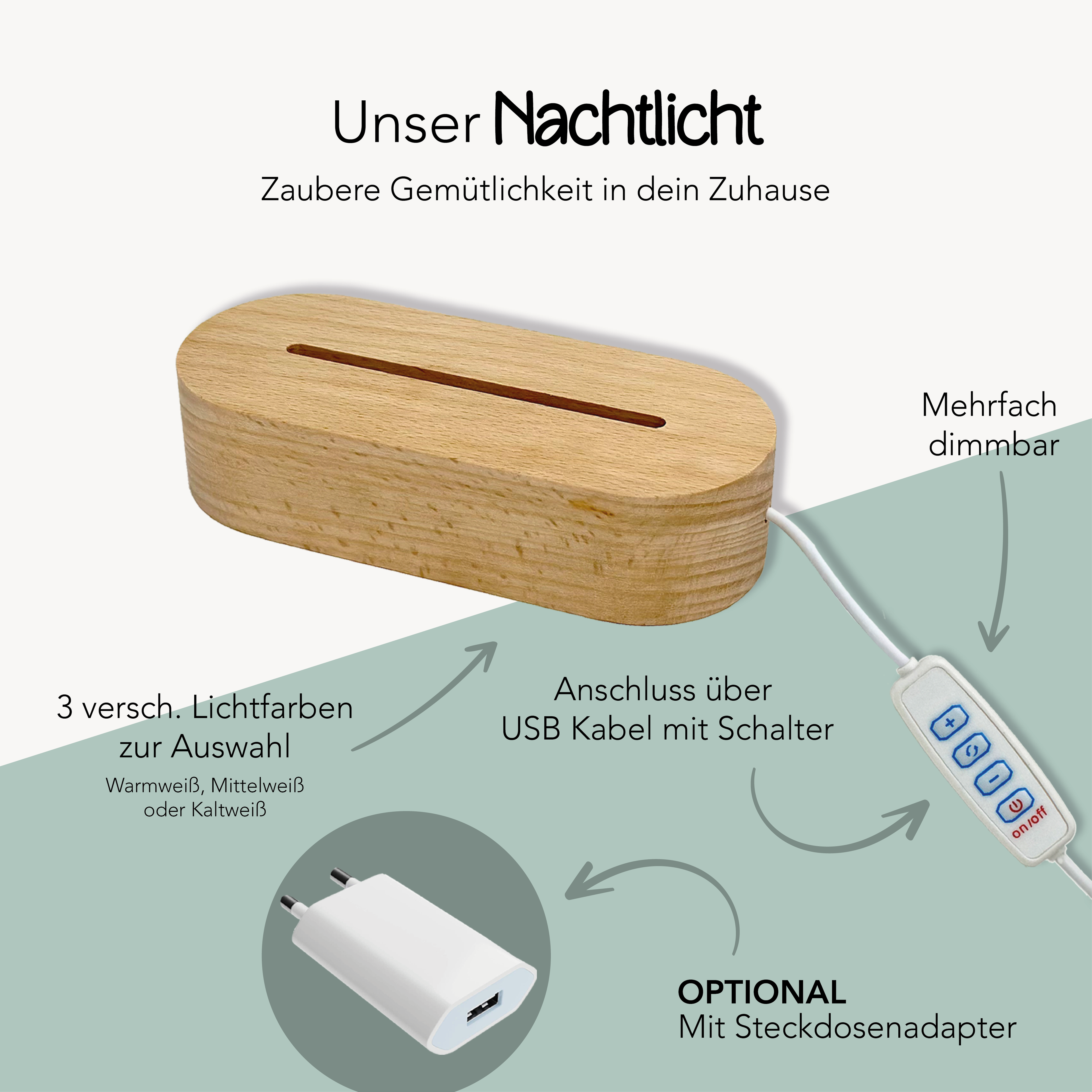 Fotolicht "Andenken" personalisierbar