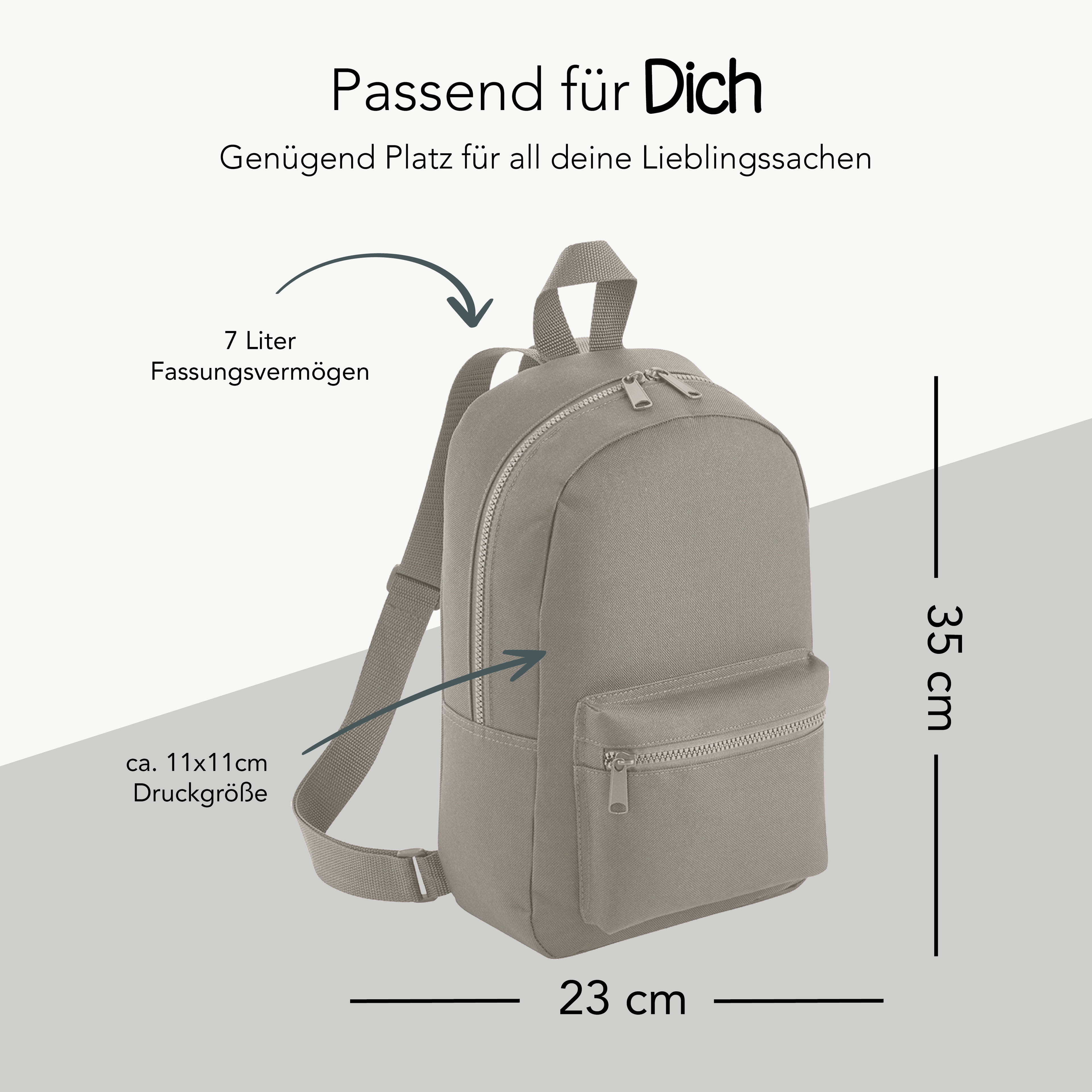 Kinderucksack "Polyester" personalisiert