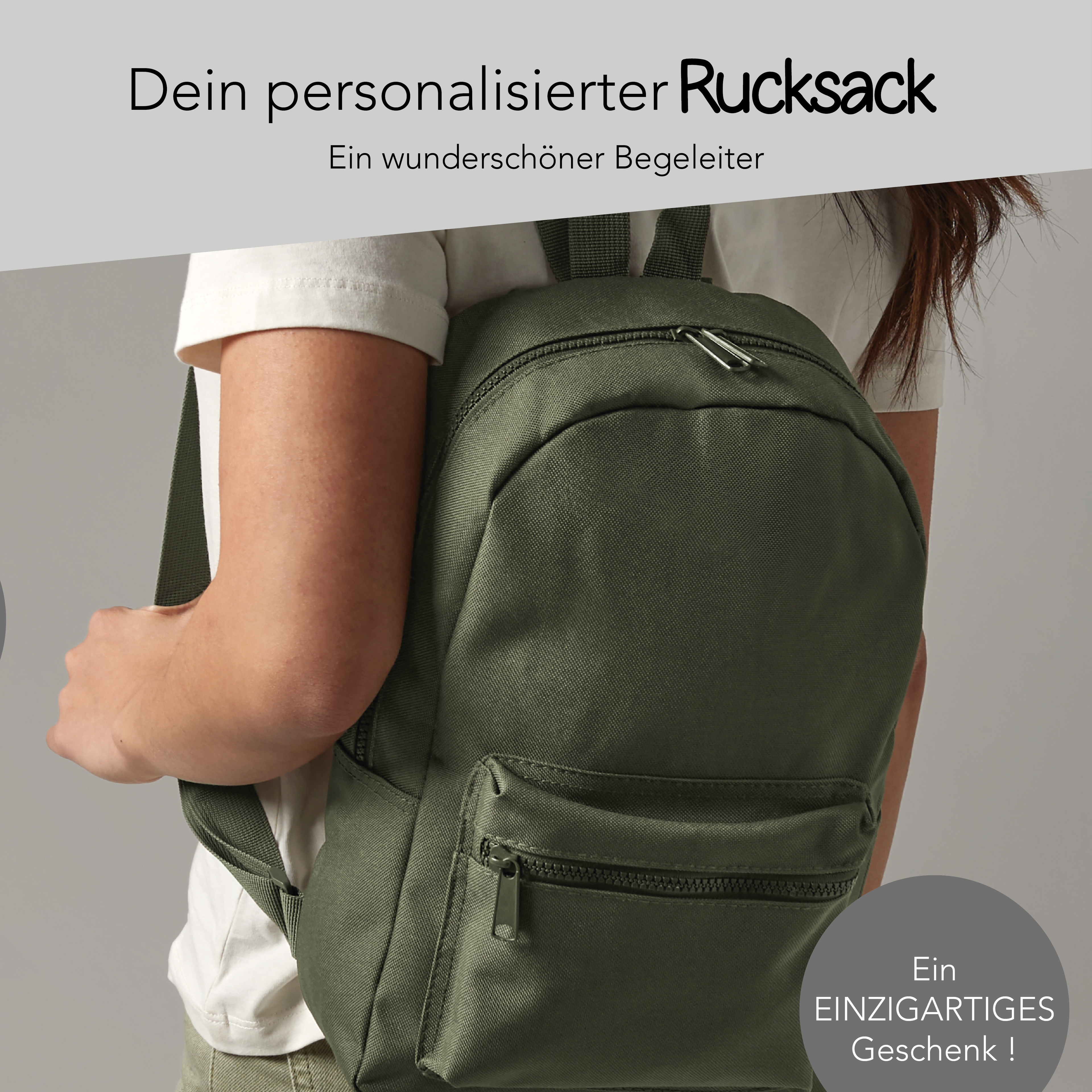 Kinderucksack "Polyester" personalisiert