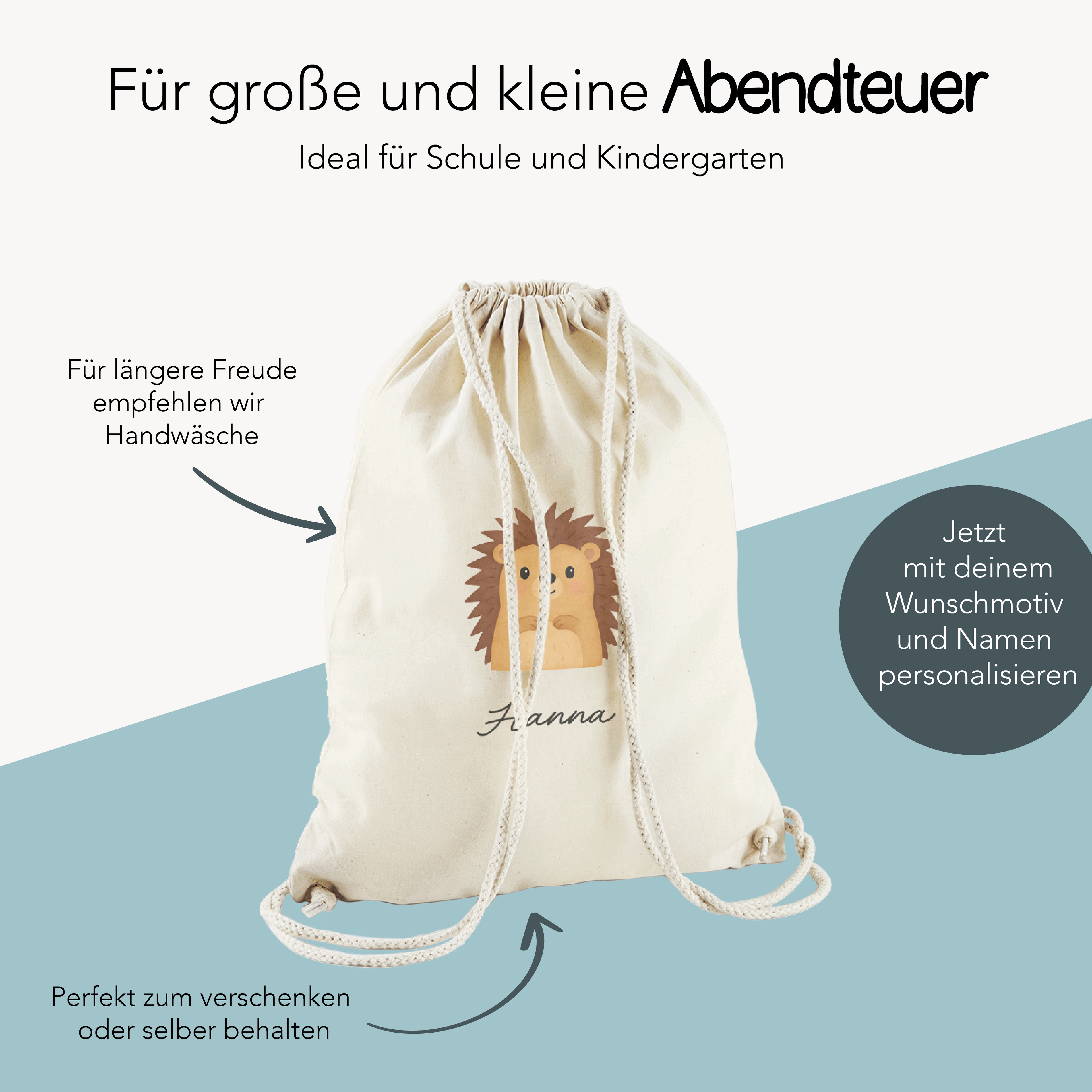 Turnbeutel "Tiere"