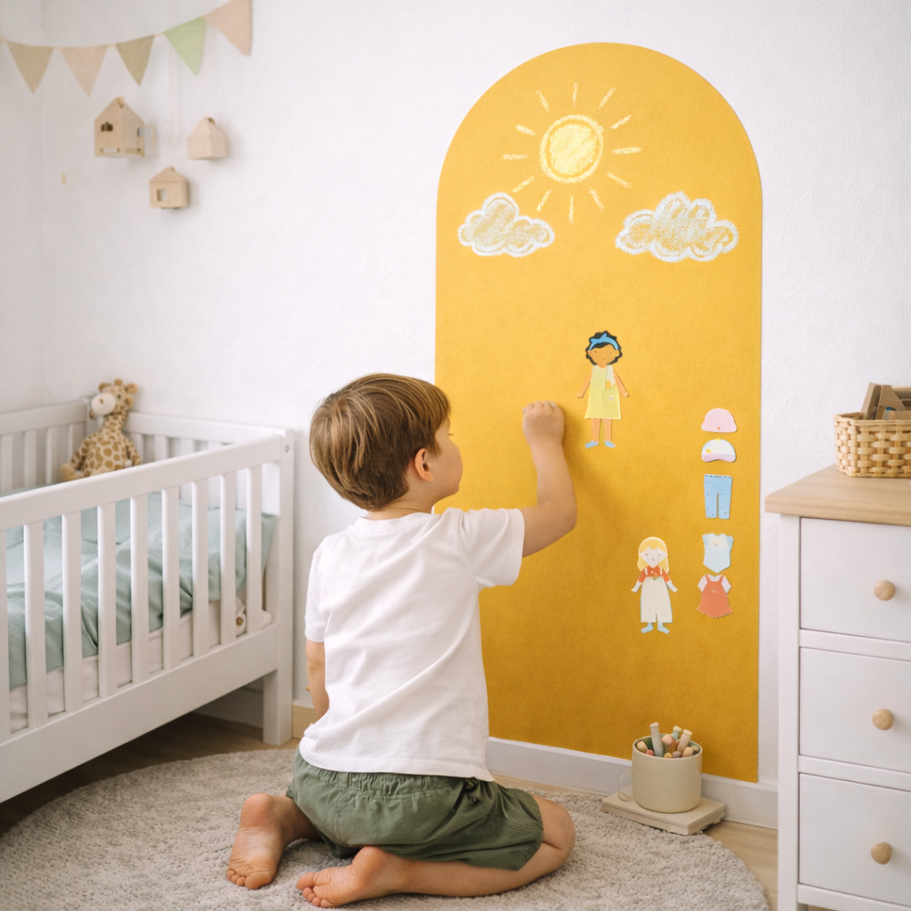 Magnetwand "Safrangelb"