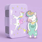 Brotdose "Einhorn lila"