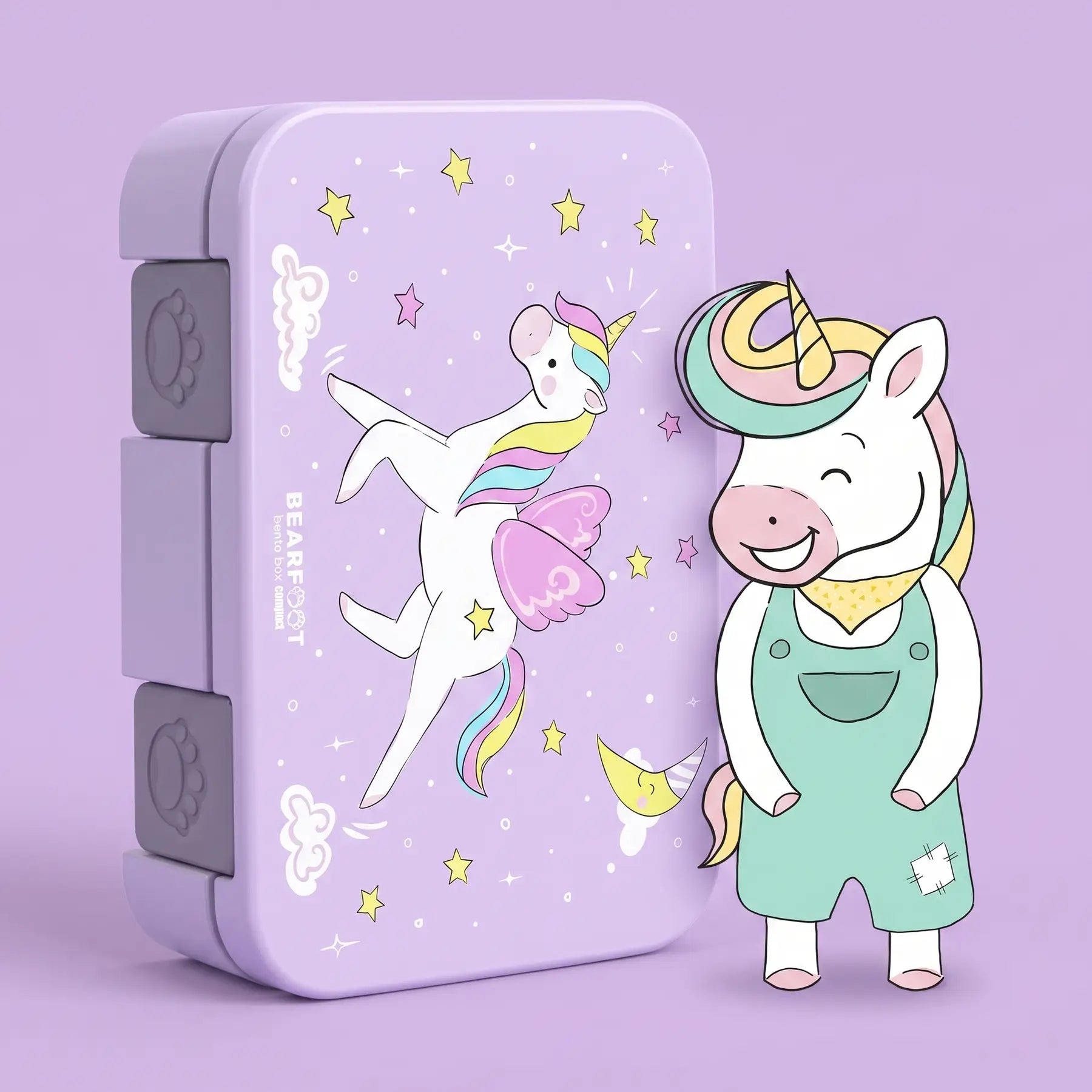 Brotdose "Einhorn lila"