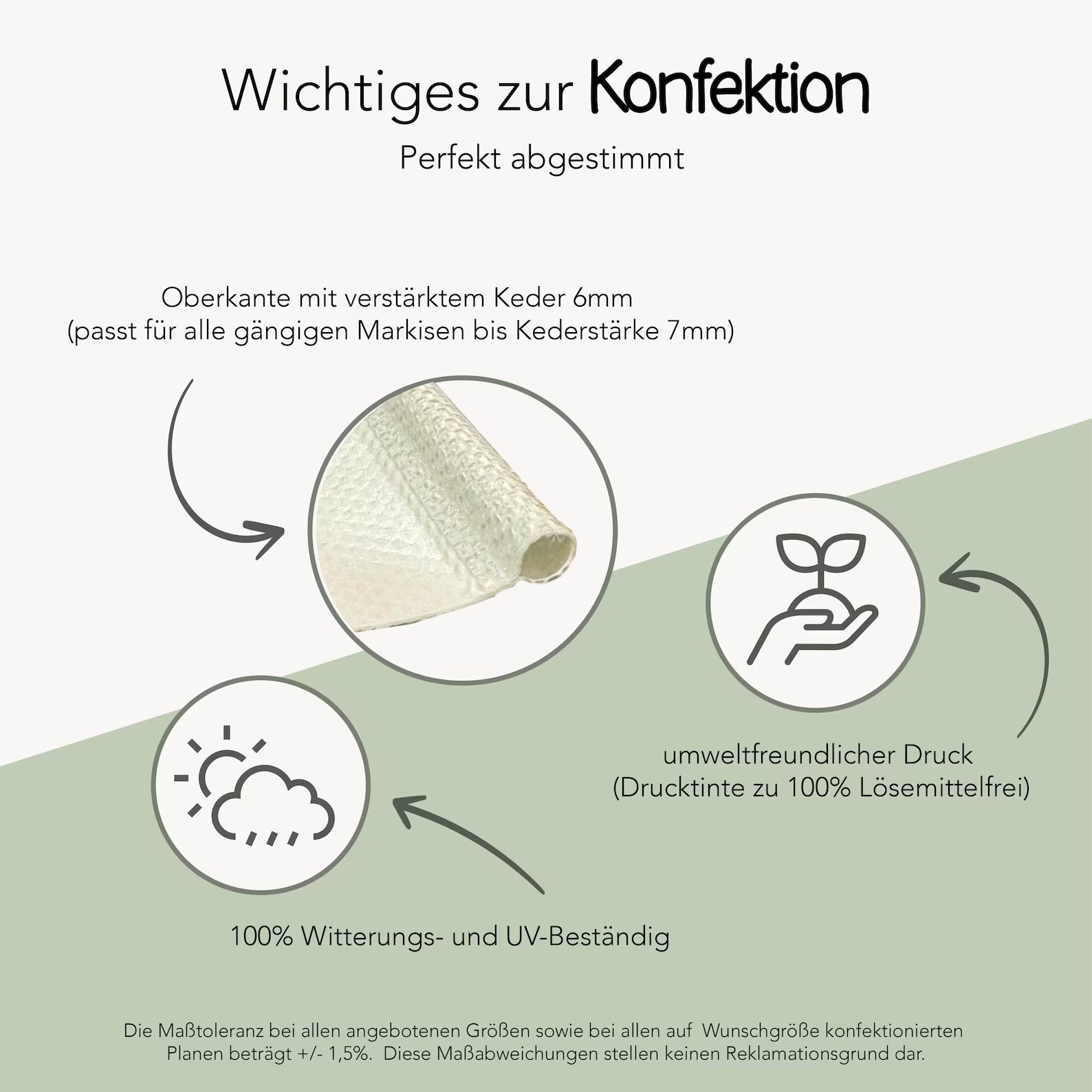 Markisenplane Motiv Steg für Wohnmobil & Wohnwagen