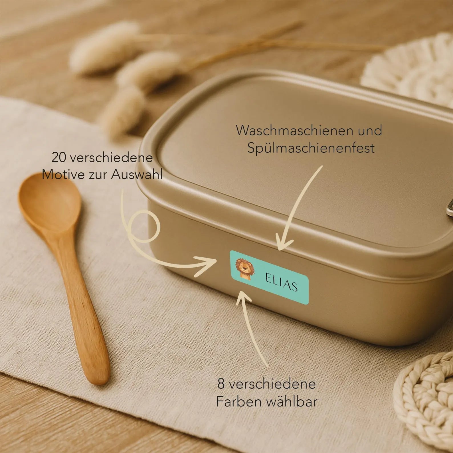Namensaufkleber "Tiere"