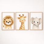 Poster "Safari" 3er Set