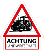 Landwirtschaft Warnschild für Bauernhof und Zufahrt