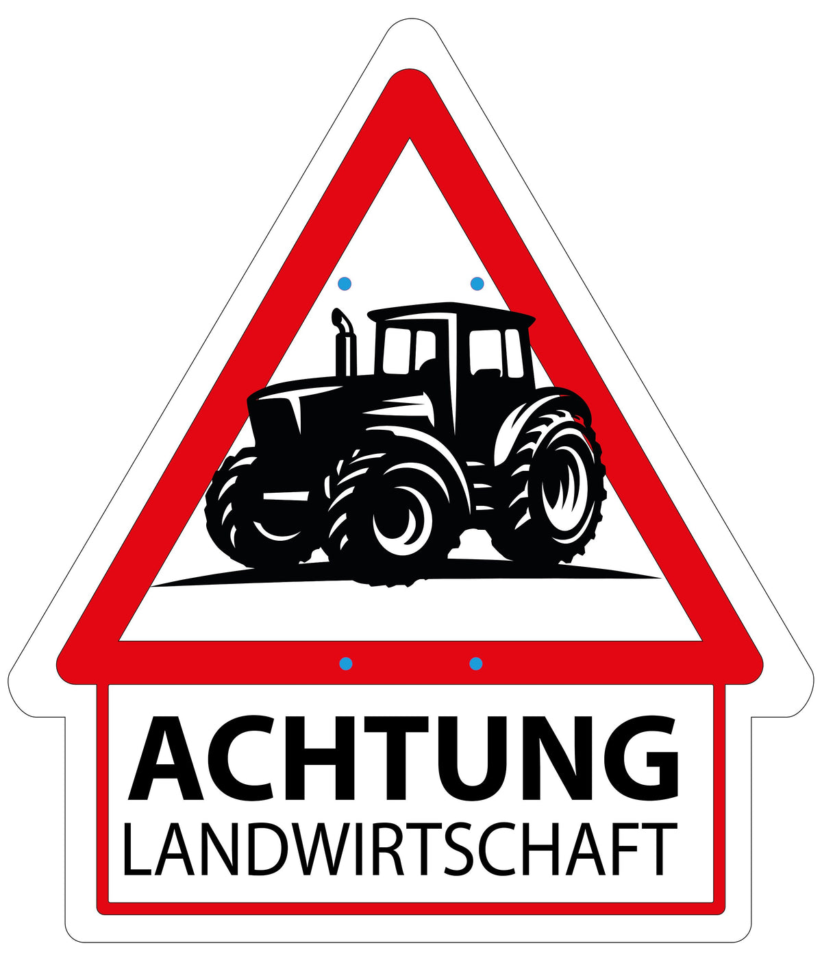 Landwirtschaft Warnschild für Bauernhof und Zufahrt