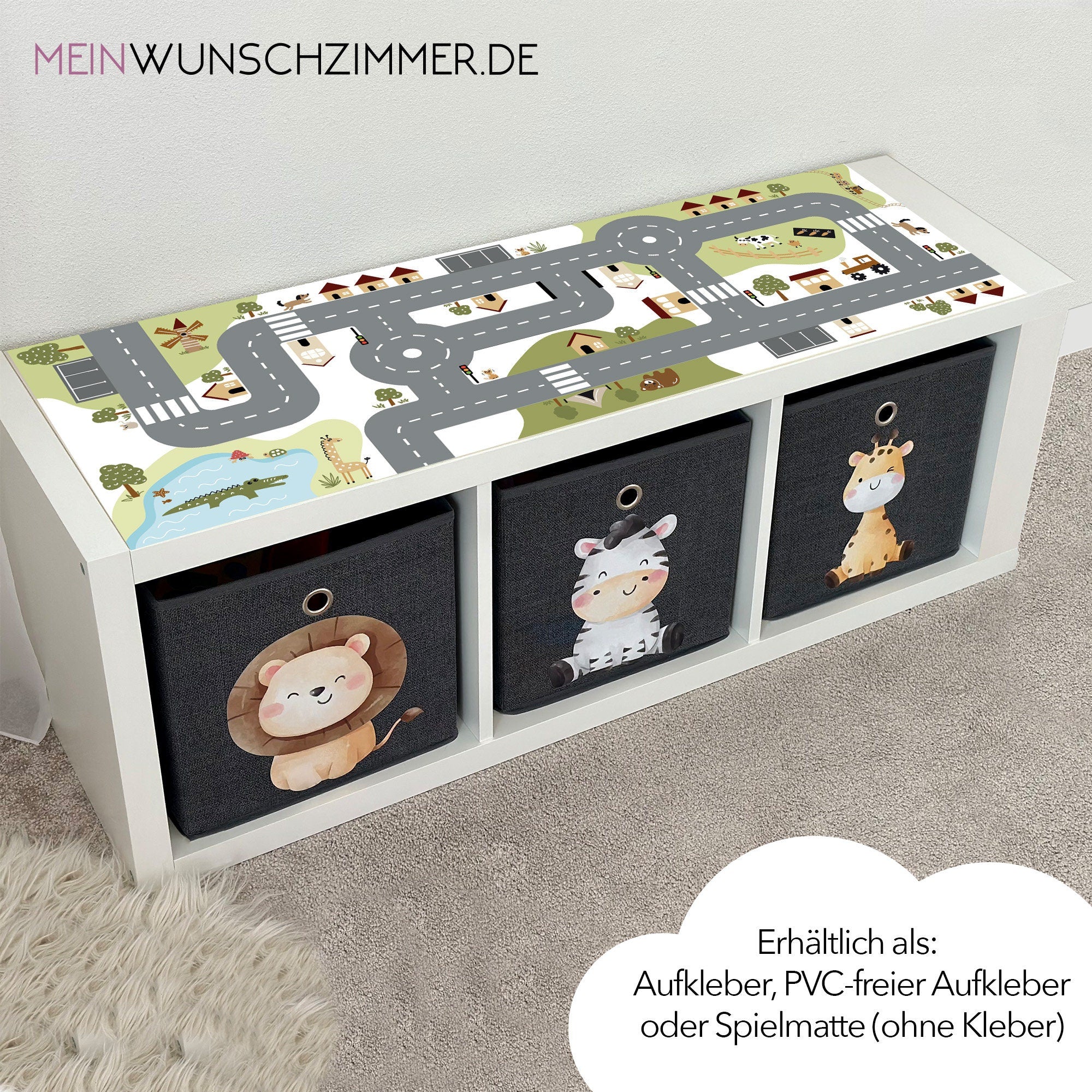 IKEA KALLAX Spielstraße Blau – 7