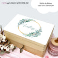 Personalisierter Erinnerungsbox-Aufkleber – Motiv Grün