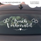 Hochzeitsauto-Aufkleber „Frisch verheiratet“ – Produktansicht 2
