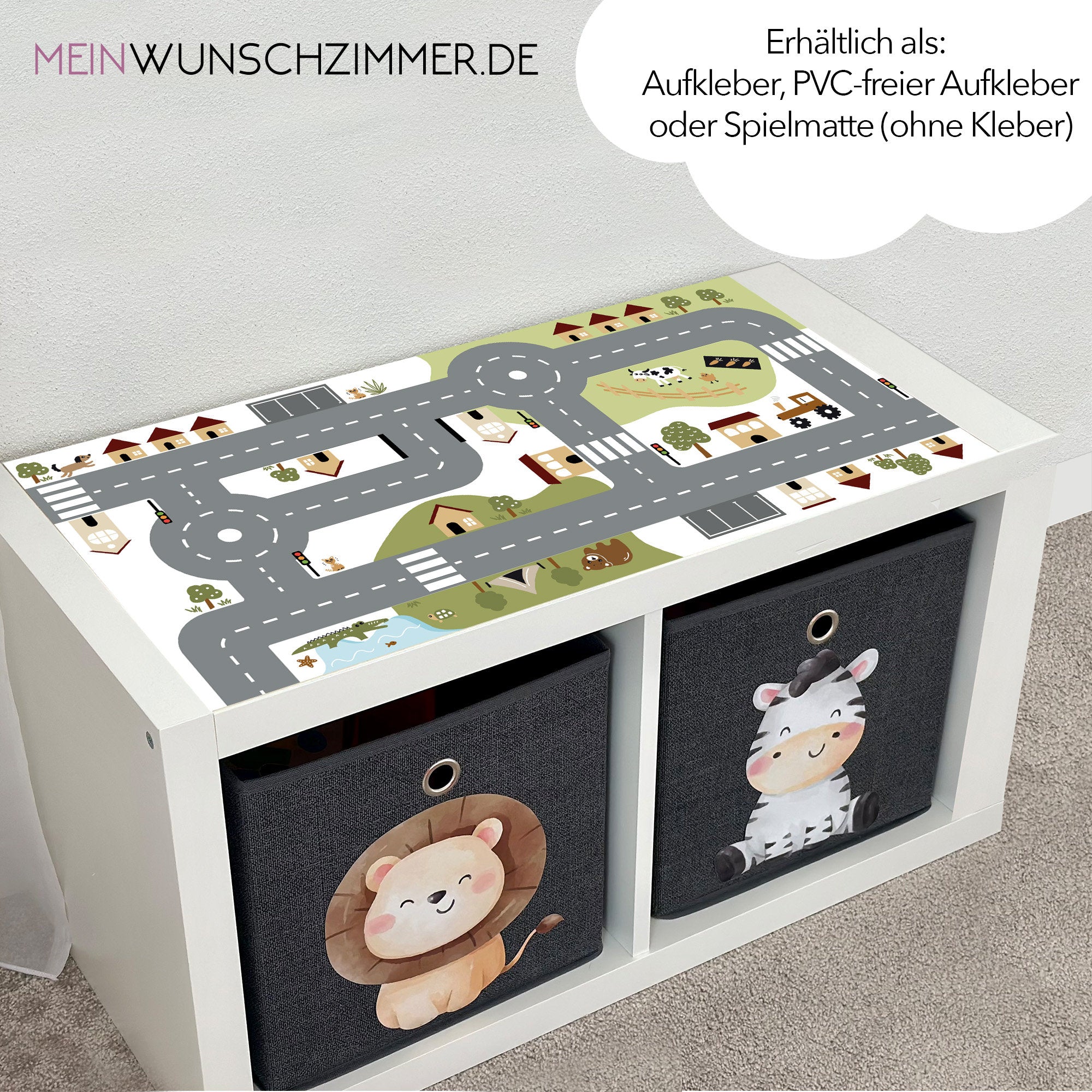 IKEA KALLAX Spielstraße Blau – 1