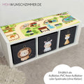 Spielstraßen Aufkleber IKEA Kallax 3er Zoo – Kinderzimmer Spieltisch Sticker